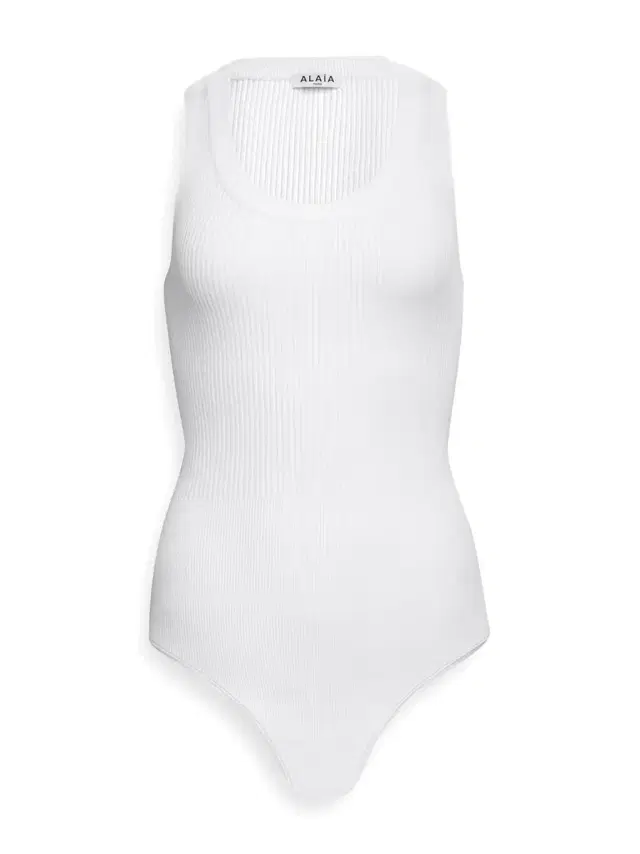 Sleeveless Ribbed Bodysuit