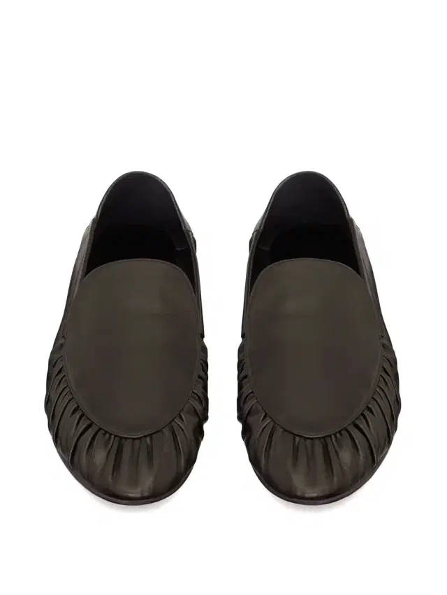 Saint Laurent Smooth Leather Alain Slippers