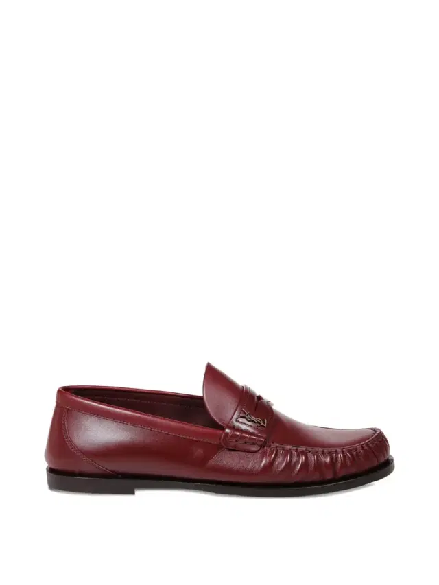 Saint Laurent Smooth Leather Laurent Loafers