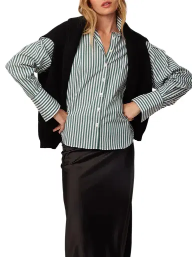 T. LINE Striped Isabel Shirt | Thumbnail 1 T. LINE Striped Isabel Shirt | Thumbnail 1