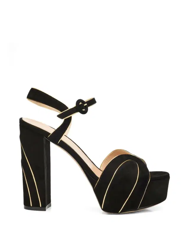 Gianvito Rossi Tamara Suede Platform Sandals