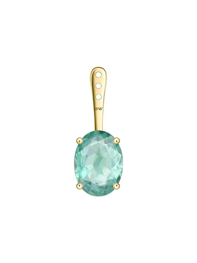 Teal Tourmaline Earring Jacket