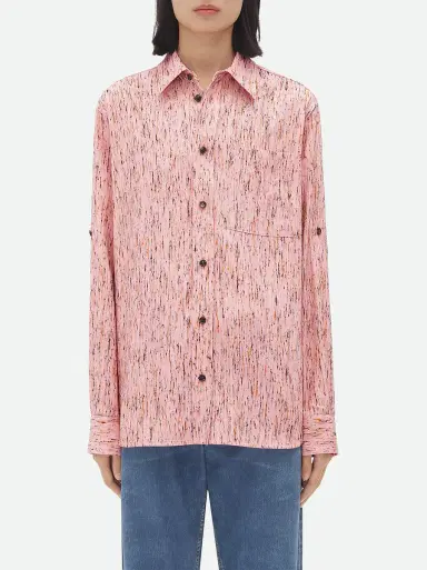Bottega Veneta Textured Button-Up Shirt | Thumbnail 4 Bottega Veneta Textured Button-Up Shirt | Thumbnail 4
