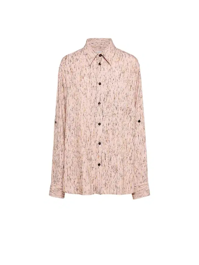 Textured Button-Up Shirt