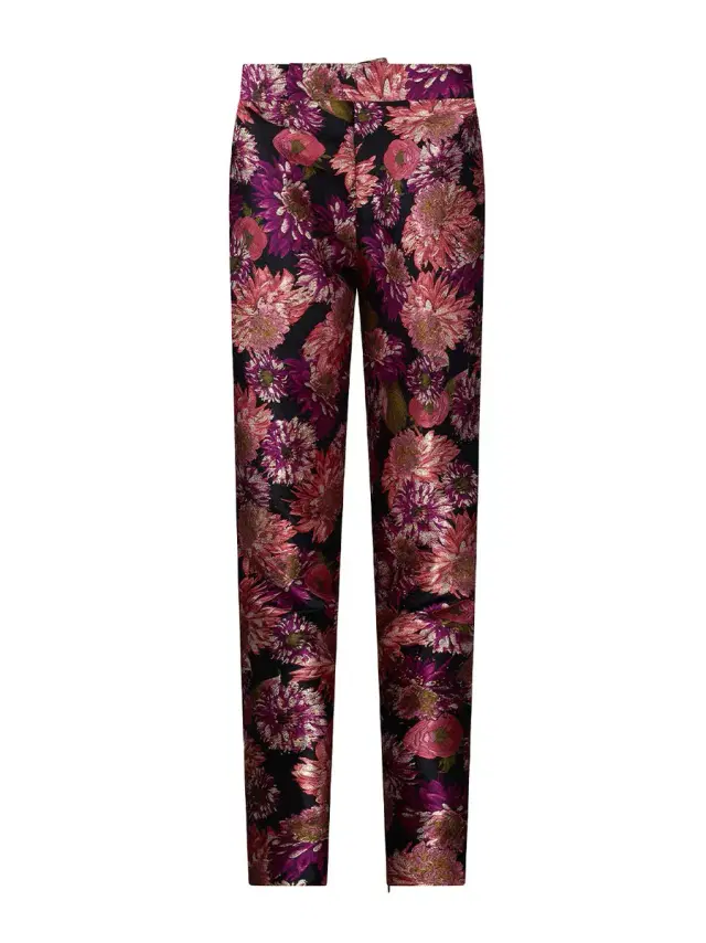 Libertine Vienna Pink Wish Jacquard Cigarette Pants