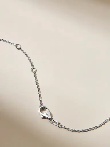 Beatriz Werebe White Gold Everywhere Tennis Necklace | Thumbnail 2