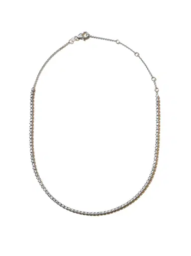 Beatriz Werebe White Gold Everywhere Tennis Necklace | Thumbnail 1