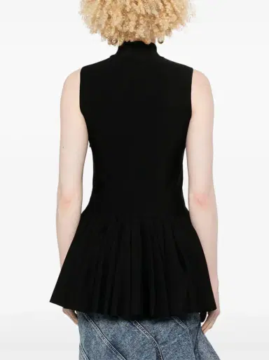 Alaïa Wool Blend Godet Top | Thumbnail 4