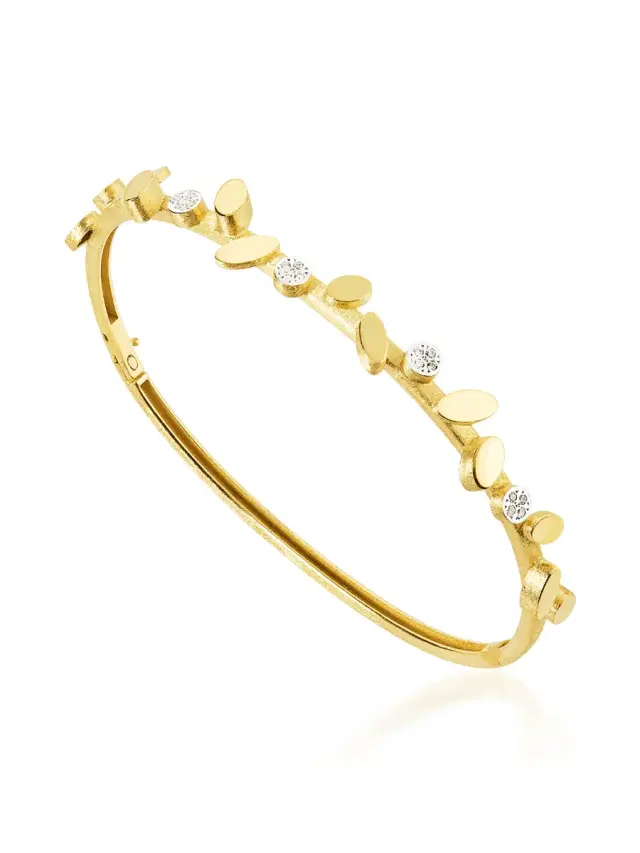 Yellow Gold Be Glow One Band Bracelet