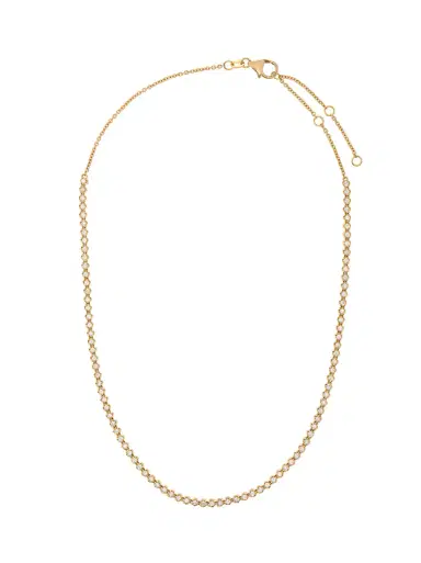 Beatriz Werebe Yellow Gold Everywhere Tennis Necklace | Thumbnail 1