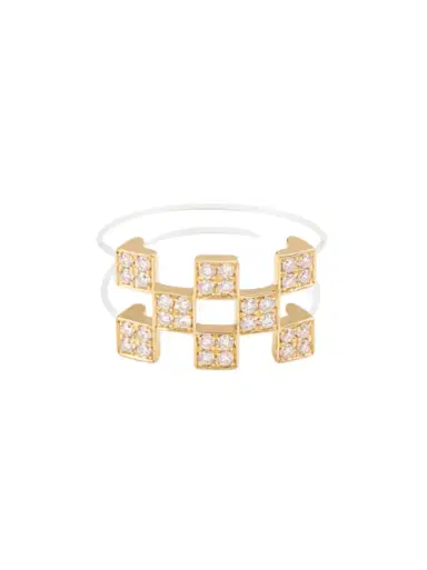 MYSTERYJOY Yellow Gold Nylon Illusion Ring | Thumbnail 1