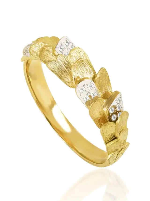 Yellow Gold Skin Ring #S
