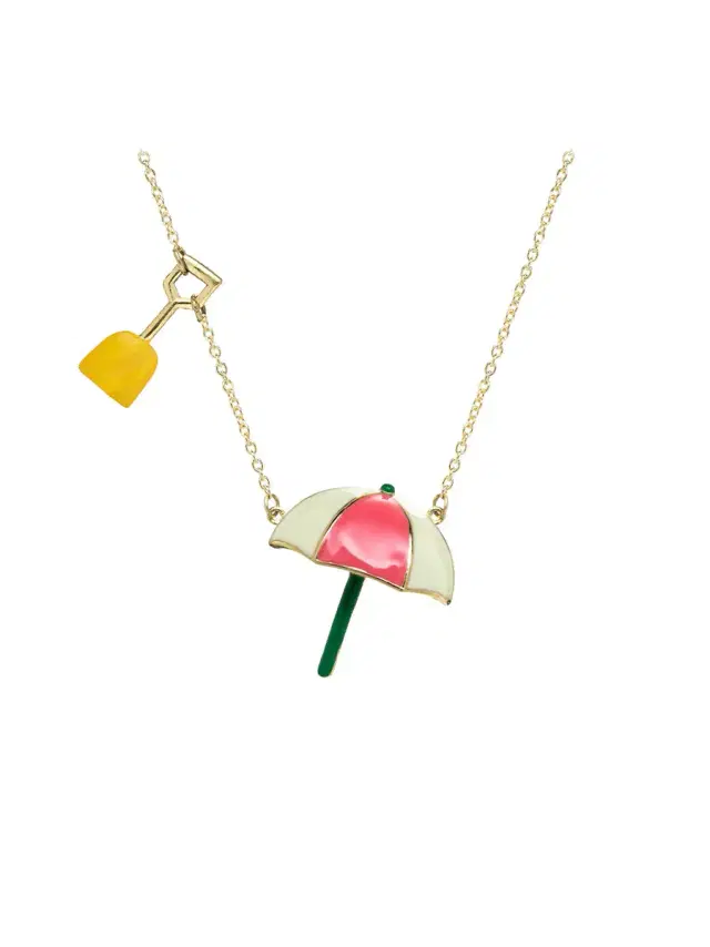 Aliita Yellow Sombrilla Paleta Necklace
