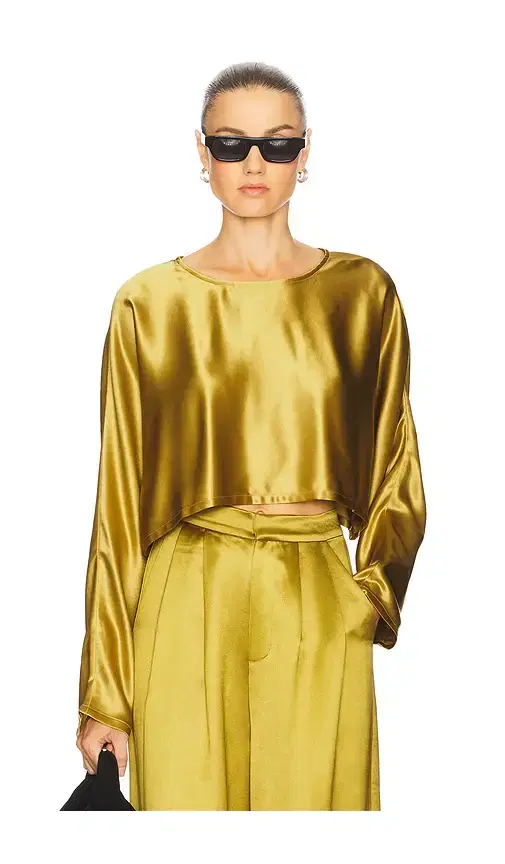 Nonchalant Label Emmy Clean Hem Crop Top