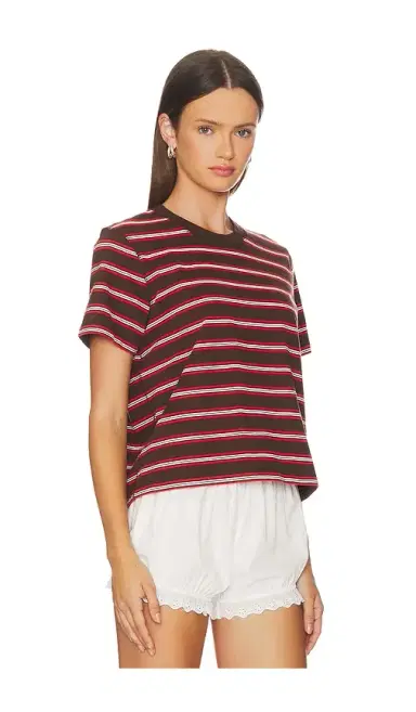 La Ligne Multi Striped Boyfriend Tee | Thumbnail 2
