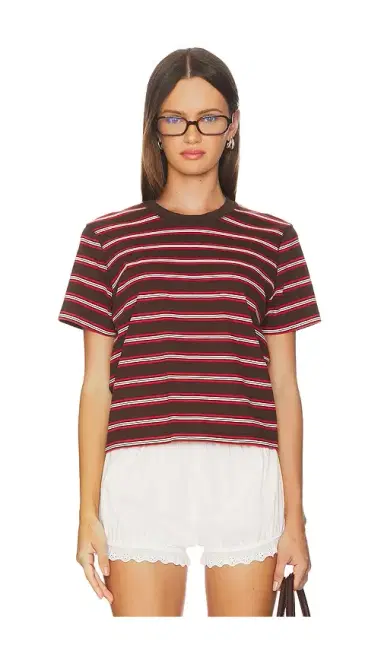 La Ligne Multi Striped Boyfriend Tee | Thumbnail 1