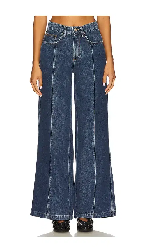 Seventy + Mochi Seventy + Mochi Two Tone Bay Wide Leg Jeans