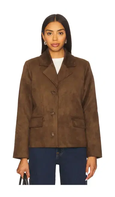 Tularosa Evi Faux Suede Jacket | Thumbnail 2 Tularosa Evi Faux Suede Jacket | Thumbnail 2