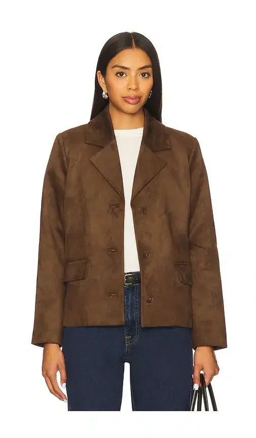 Evi Faux Suede Jacket