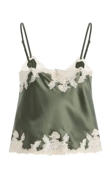 By Malene Birger Madeleine Lace-Trimmed Satin Cami | Thumbnail 5