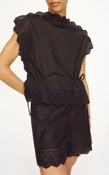 By Malene Birger Gerda Eyelet Cotton Top | Thumbnail 4