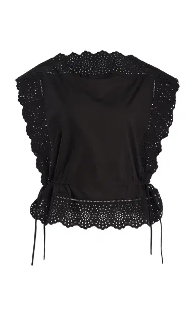By Malene Birger Gerda Eyelet Cotton Top | Thumbnail 1