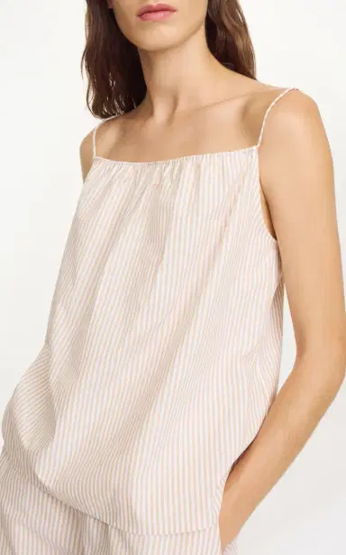 By Malene Birger Lannyla Striped Cotton Top | Thumbnail 4