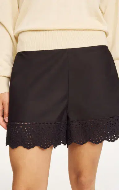 By Malene Birger Greta Eyelet Cotton Shorts | Thumbnail 4