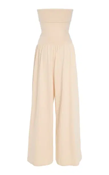 By Malene Birger Marcel Strapless Stretch-Cotton Jumpsuit | Thumbnail 12
