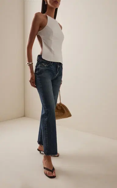 Moussy Vintage Wiley Mid-Rise Straight-Leg Jeans | Thumbnail 2