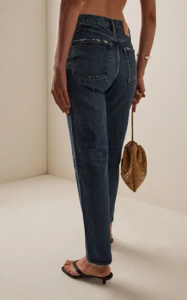 Moussy Vintage Wiley Mid-Rise Straight-Leg Jeans | Thumbnail 4