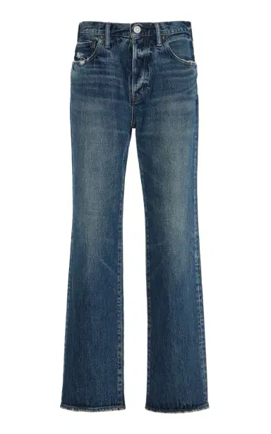 Moussy Vintage Wiley Mid-Rise Straight-Leg Jeans | Thumbnail 8