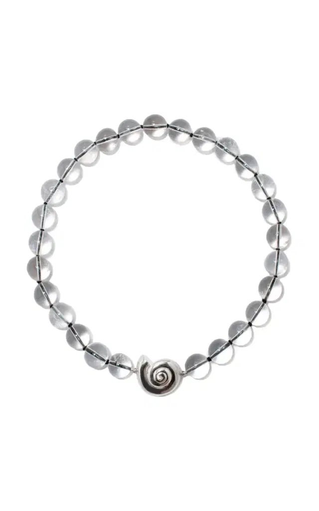 Nautilus Crystal Collar Necklace
