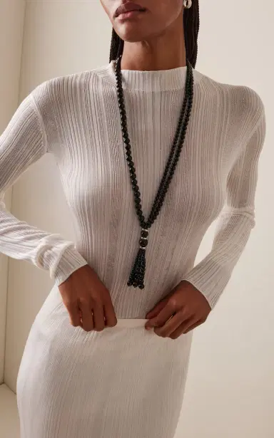 Le Sundial Venice Opera Onyx Necklace | Thumbnail 2