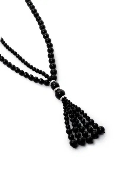 Le Sundial Venice Opera Onyx Necklace | Thumbnail 4