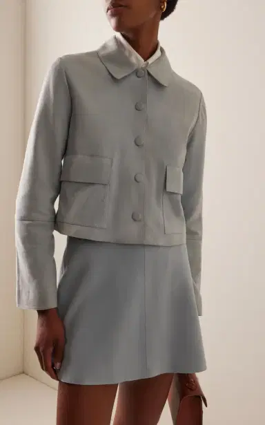 By Malene Birger Annie Cropped Suede Jacket | Thumbnail 2