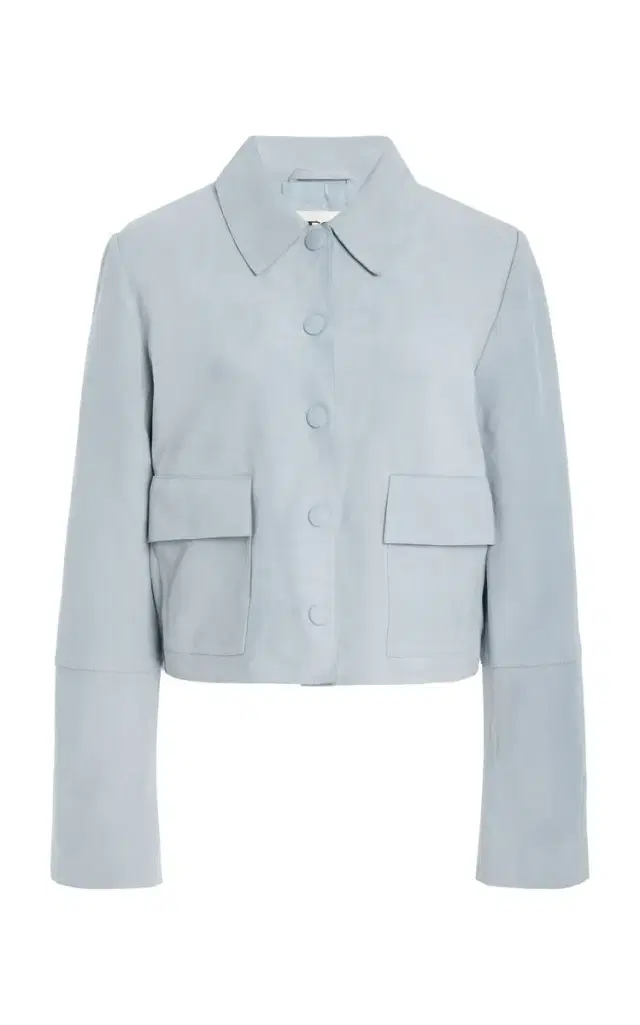 By Malene Birger Annie Cropped Suede Jacket