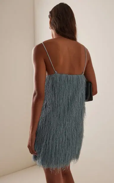 By Malene Birger Ledo Fringed Mini Dress | Thumbnail 4 By Malene Birger Ledo Fringed Mini Dress | Thumbnail 4