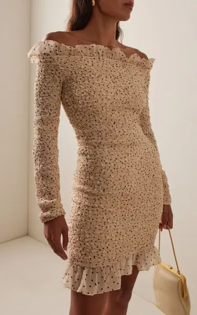 By Malene Birger Corinette Polka-Dot Mini Dress | Thumbnail 11
