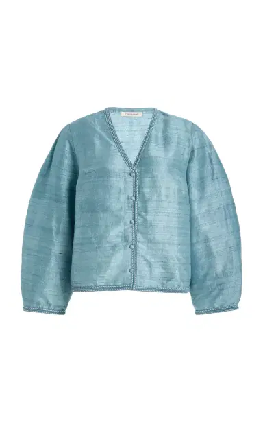 By Malene Birger Mineas Voluminous Silk Top | Thumbnail 1