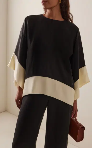 By Malene Birger Cicie Crepe Tunic Top | Thumbnail 2 By Malene Birger Cicie Crepe Tunic Top | Thumbnail 2