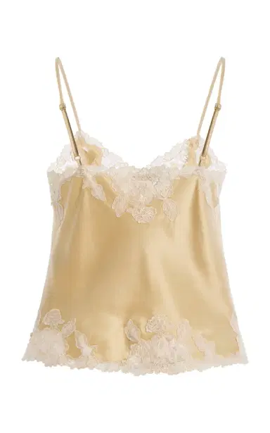 By Malene Birger Madeleine Lace-Trimmed Satin Cami | Thumbnail 5