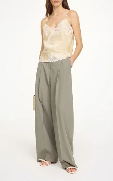 By Malene Birger Madeleine Lace-Trimmed Satin Cami | Thumbnail 6