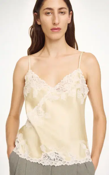 By Malene Birger Madeleine Lace-Trimmed Satin Cami | Thumbnail 8