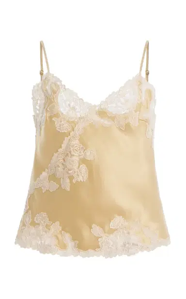 By Malene Birger Madeleine Lace-Trimmed Satin Cami | Thumbnail 1