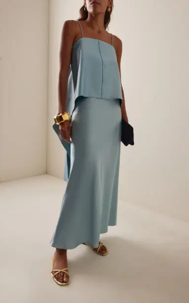 By Malene Birger Barbara Satin Maxi Skirt | Thumbnail 2