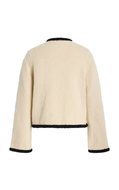 By Malene Birger Rikko Contrast Cotton-Blend Cardigan | Thumbnail 6 By Malene Birger Rikko Contrast Cotton-Blend Cardigan | Thumbnail 6