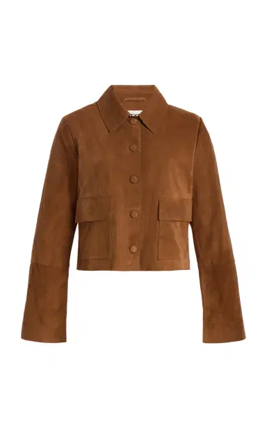 By Malene Birger Annie Cropped Suede Jacket | Thumbnail 1