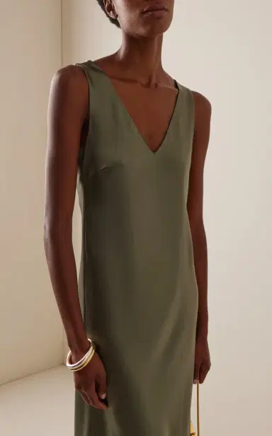 By Malene Birger Levita Satin Maxi Dress | Thumbnail 2 By Malene Birger Levita Satin Maxi Dress | Thumbnail 2