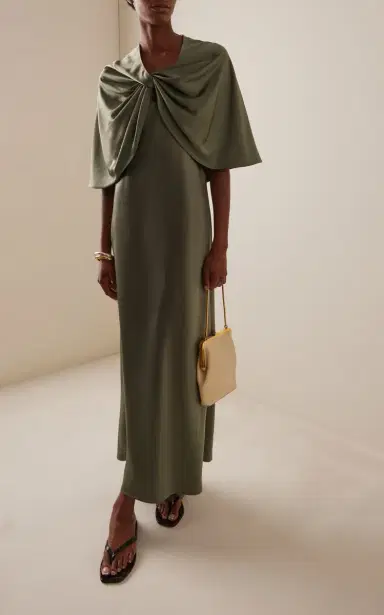 By Malene Birger Levita Satin Maxi Dress | Thumbnail 3 By Malene Birger Levita Satin Maxi Dress | Thumbnail 3